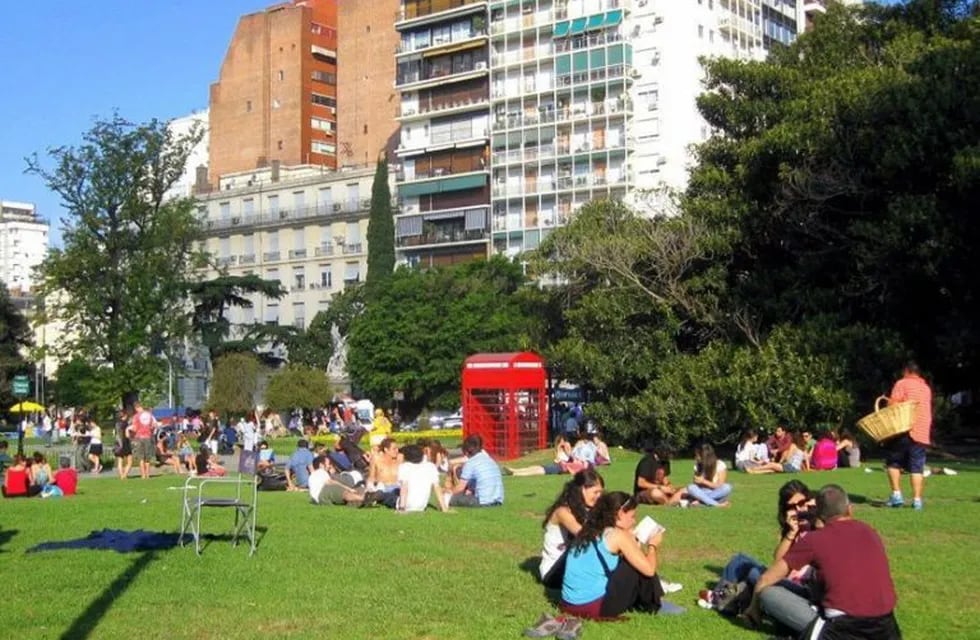 Domingo de sol en Buenos Aires