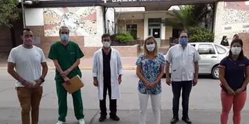 Conferencia de prensa frente al Hospital de Rafaela por mamografías gratis