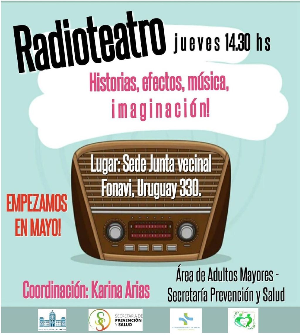 Taller de Radioteatro en el Barrio Fonavi de Tres Arroyos