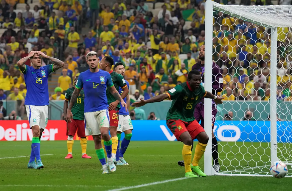 Brasil cayó con Camerún en el cierre del Grupo G del Mundial de Qatar 2022. (AP)