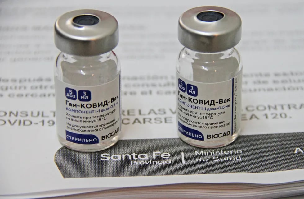Dosis de vacuna Sputnik V en Santa Fe (Gobierno de Santa Fe)