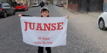 Juanse cumplió su sueño y fue a ver a el Pincha.