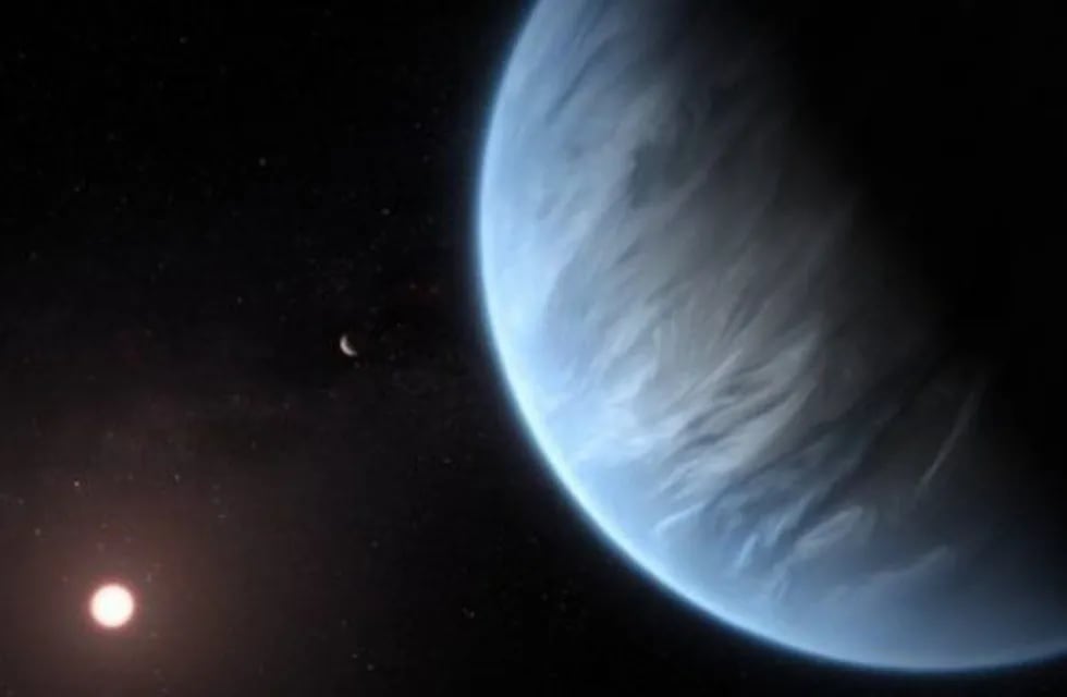 or primera vez, detectan agua en la atmósfera de un exoplaneta “potencialmente habitable”. (Web)