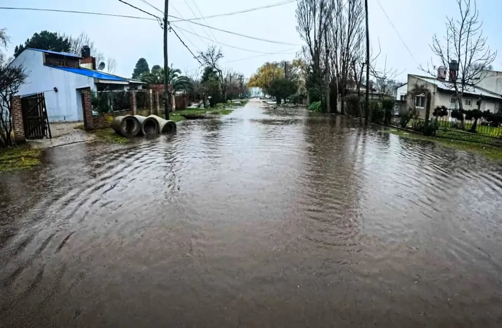 Inundaciones en Mar del Plata.