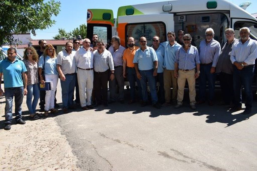 Ambulancia entregada al Hospital San Jose - Crédito: Municipalidad de Gualeguay