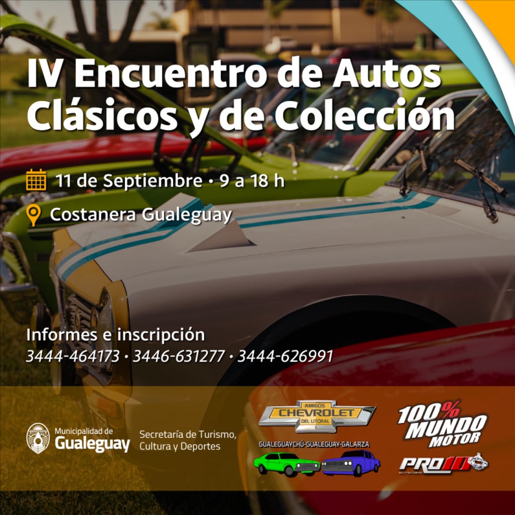 IV encuentro de Autos clásicos en Gualeguay ER