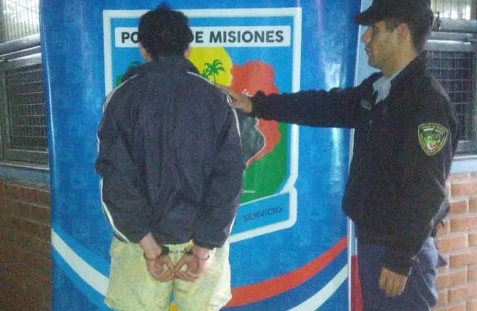 Joven detenido en Iguazú