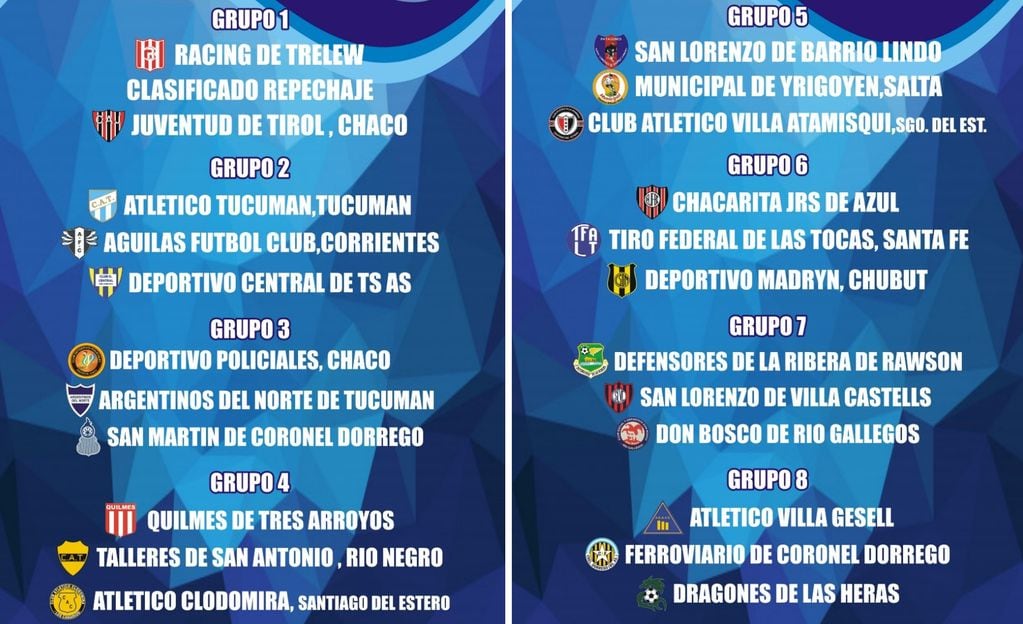 Se disputará en Tres Arroyos la final de la Liga Nacional de Fútbol Senior