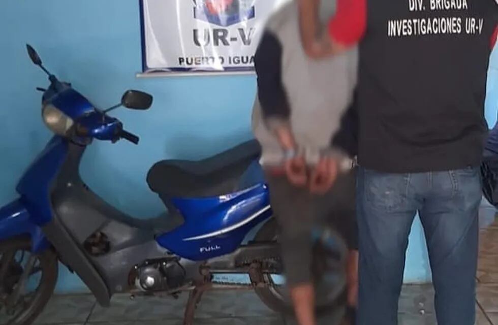 Terminó detenido tras intentar robar una motocicleta de un hotel en Puerto Iguazú.