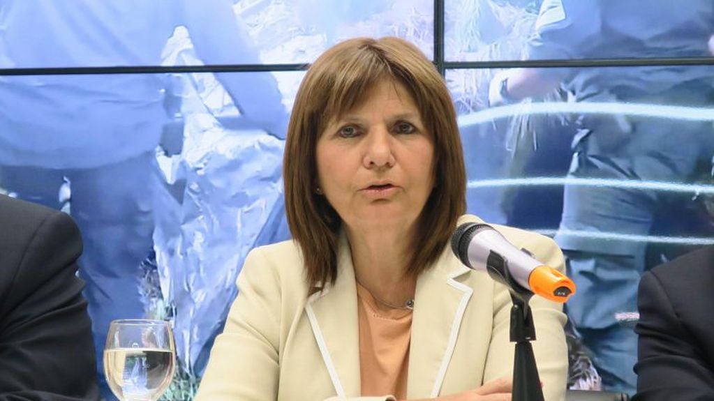 La ministra argentina de Seguridad, Patricia Bullrich (Foto: Naira Bellio/EFE)