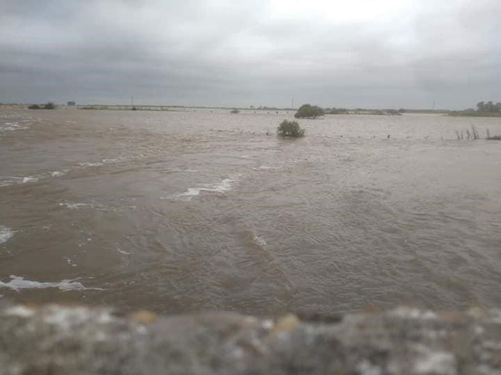 Inundaciones Ruta 11 Aº Clé  
Crédito: Facebook