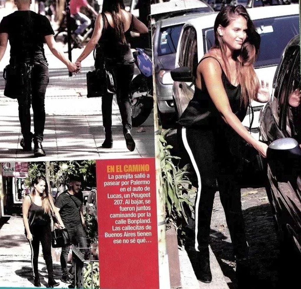 Paseo romántico de Barbie Vélez y Lucas Rodríguez. (Fuente: Paparazzi)