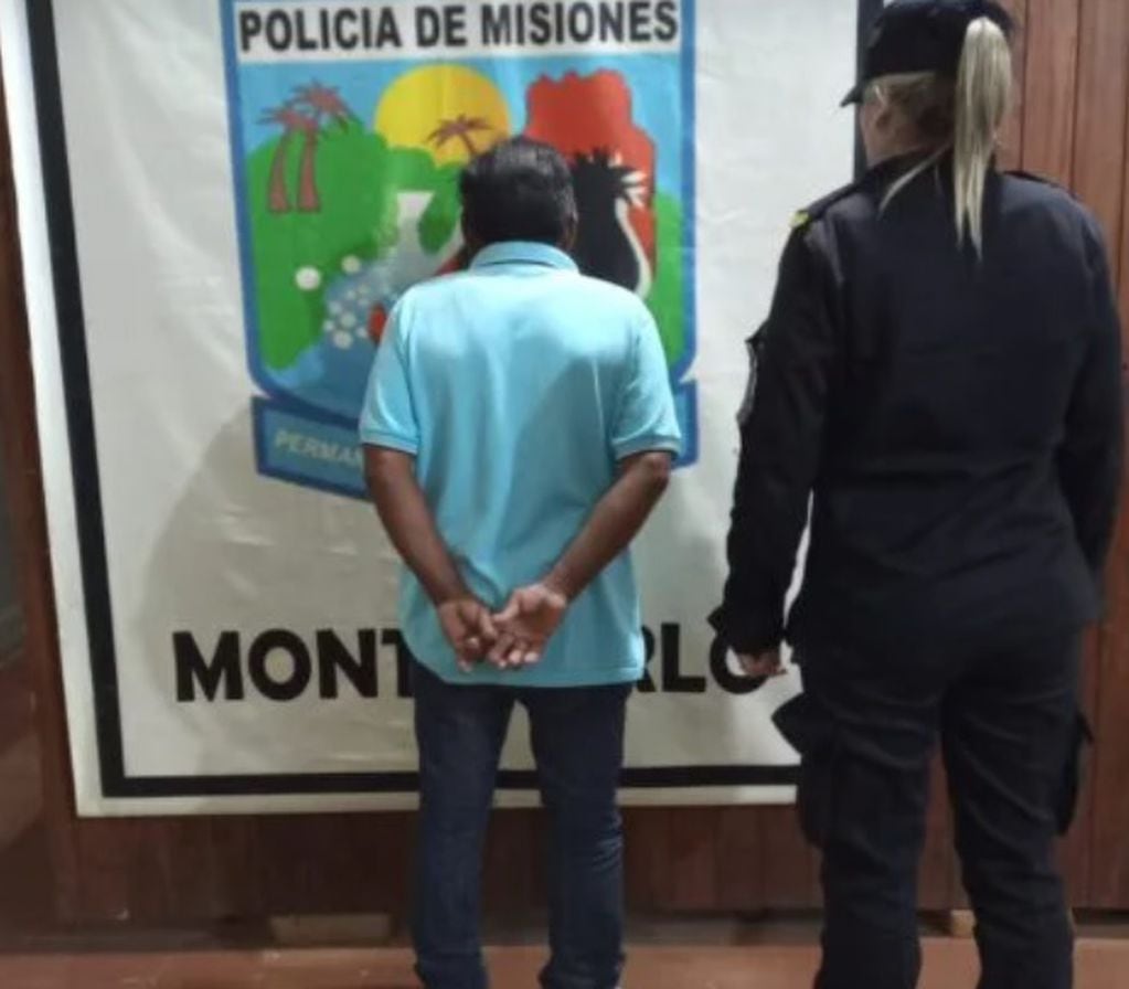 Detienen a un hombre por violencia de género en Montecarlo.