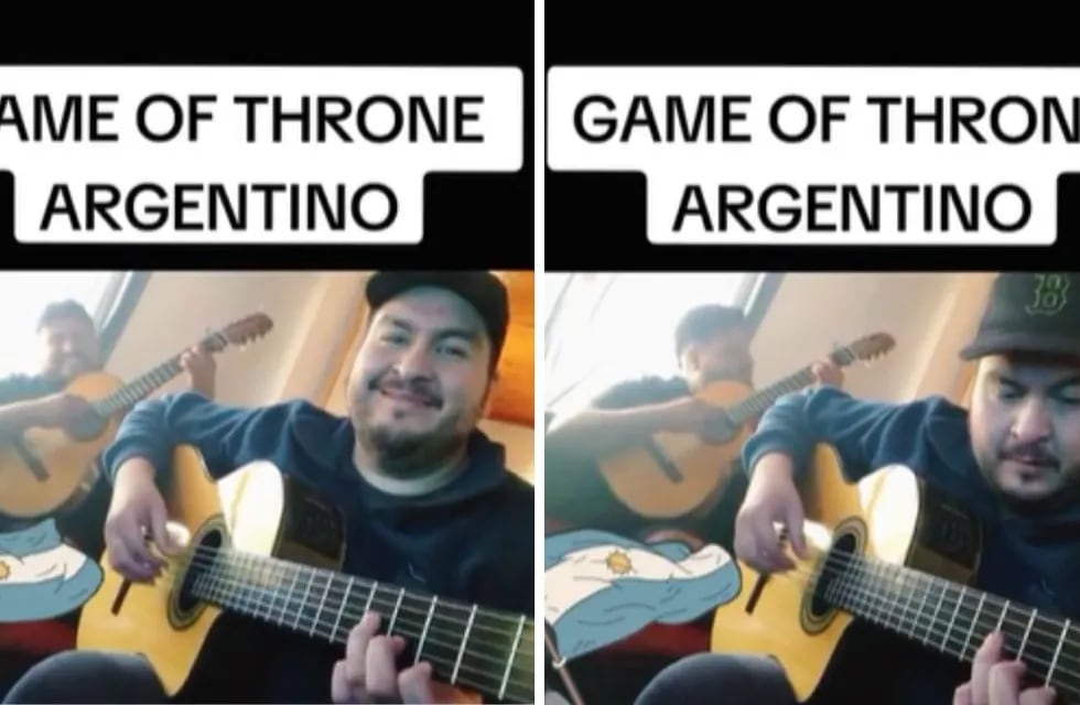 El usuario de TikTok que creó la versión argentina de Game of Thrones.