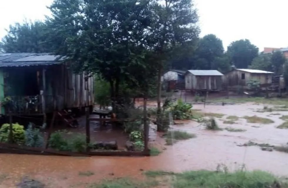 Andresito: las lluvias provocaron desborde de varios arroyos