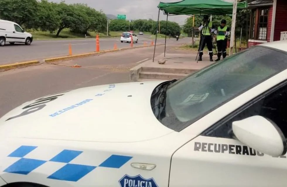 Controles de velocidad, en San Salvador de Jujuy