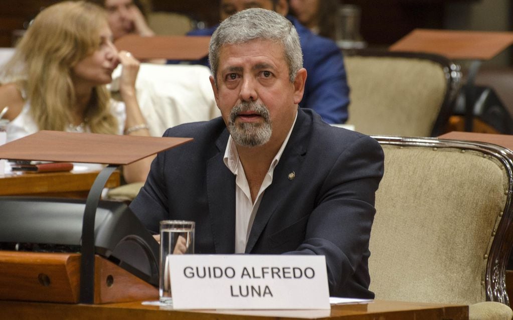 El diputado radical Guido Luna tuvo la responsabilidad de presentar en el recinto el proyecto de ley de presupuesto 2022 del Gobierno de Jujuy.