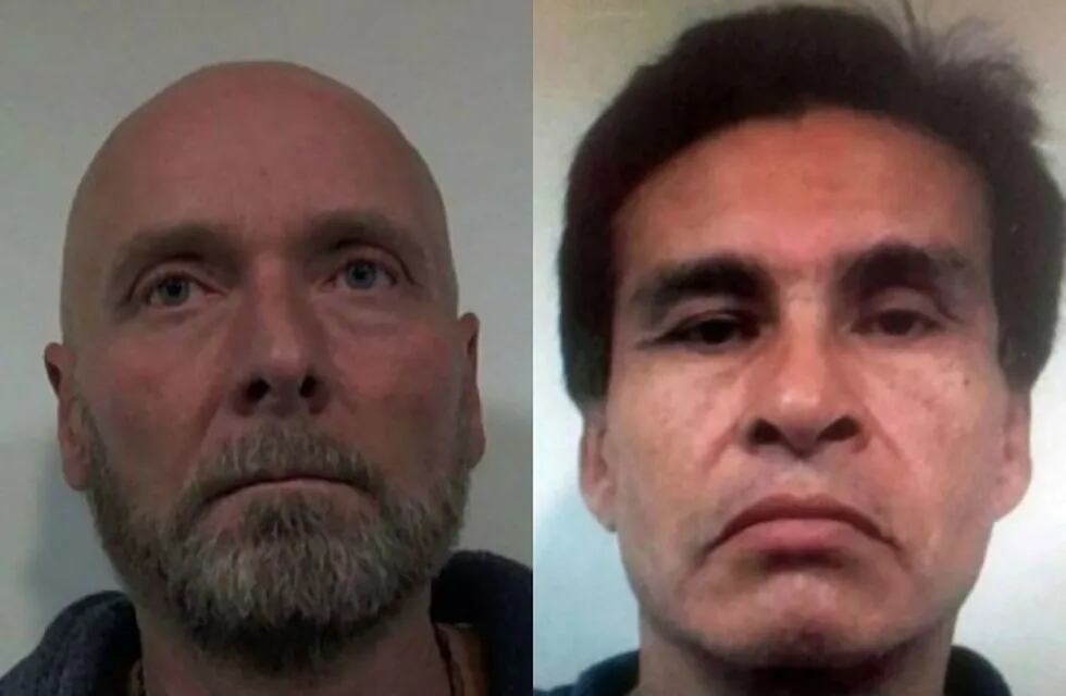 Rodolfo Lohrman (izquierda) y José Horacio Maidana (derecha) los coautores del secuestro.