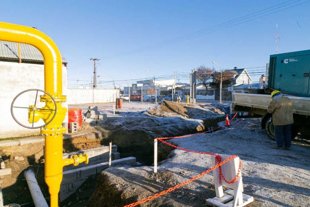 Se realizó la vinculación de una nueva planta reguladora de gas en la Margen Sur.