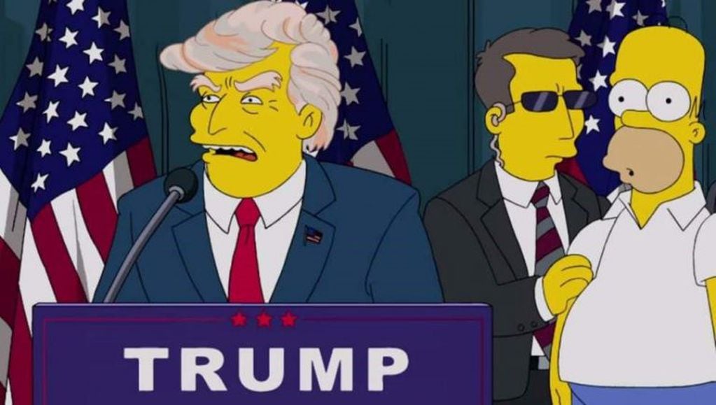 En el año 2000, Los Simpsons predijeron que Donald Trump sería presidente de Estados Unidos.