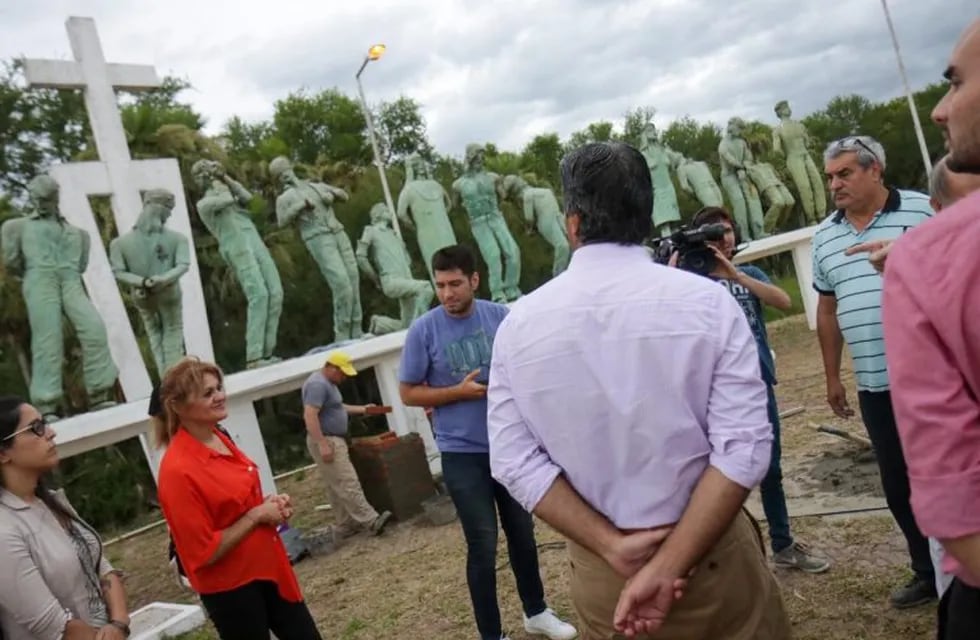 Van a reparar el Monumento a los Caídos en la Masacre de Margarita Belén