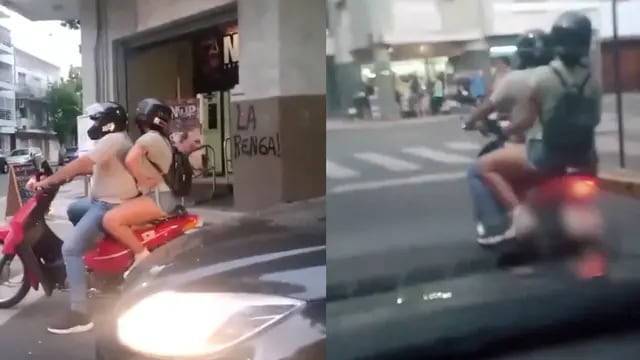 Taxista insultó a un motociclista