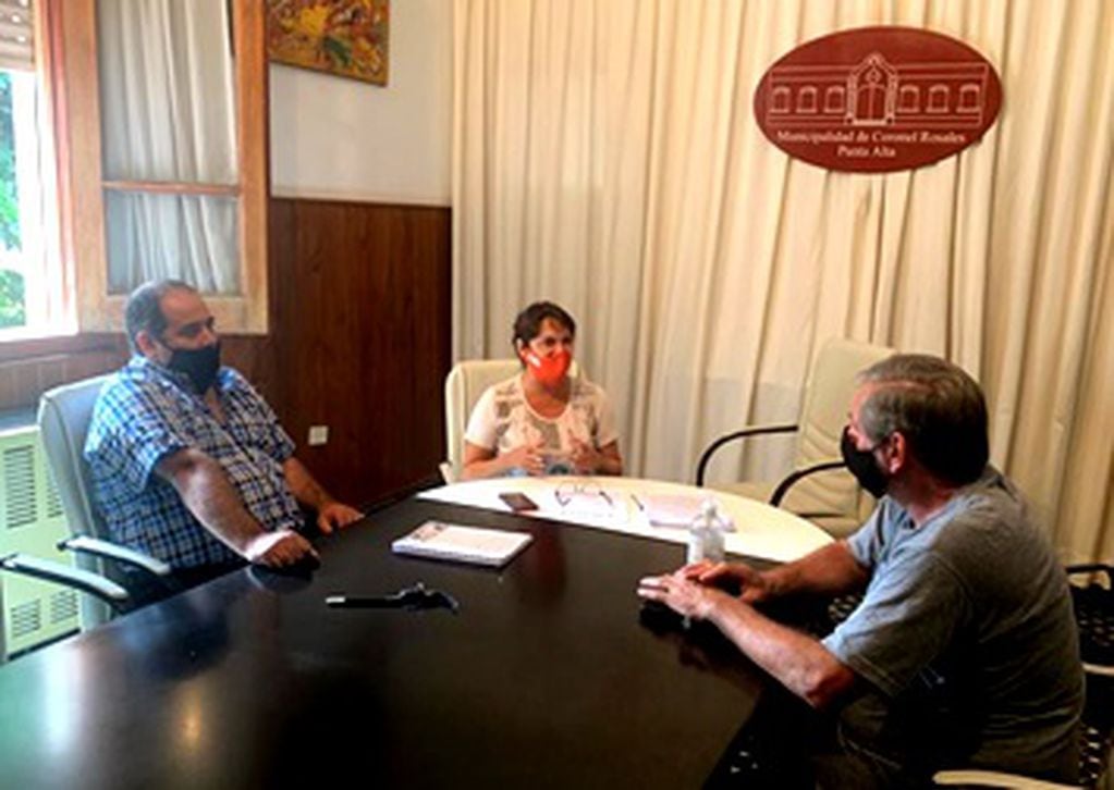 Representantes de UCIAPA se reunieron en el Municipio con la directora de desarrollo, Mónica Ricciardi