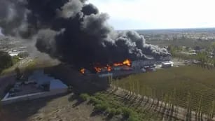 Incendio en fábrica Plastiandino