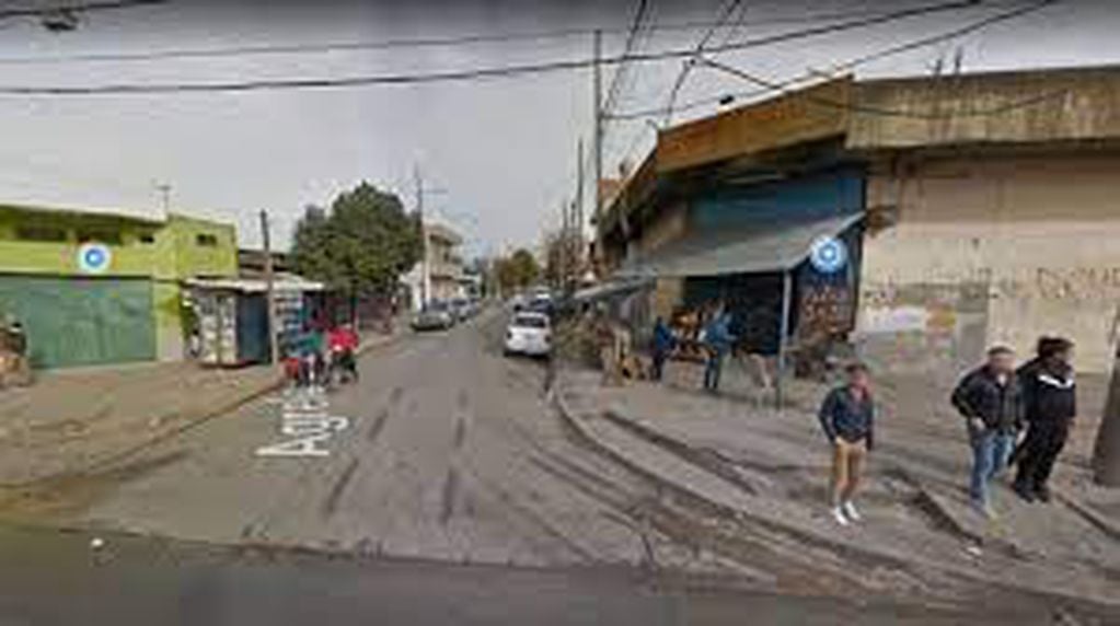 La intersección de la avenida Héctor Arregui y la calle Agrelo, donde tuvo lugar el crimen del carnicero.