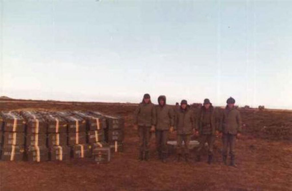 Los combatientes aterrizaron el 8 de abril en Puerto Argentino y se trasladaron a Bahía Fox.