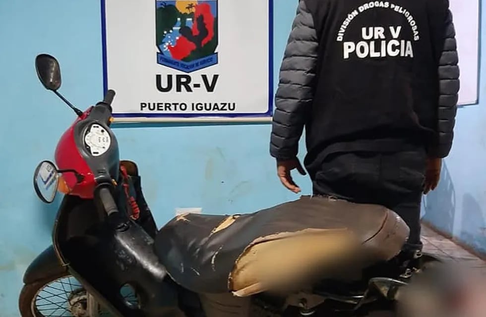 Recuperan otra motocicleta sustraída en Puerto Iguazú.