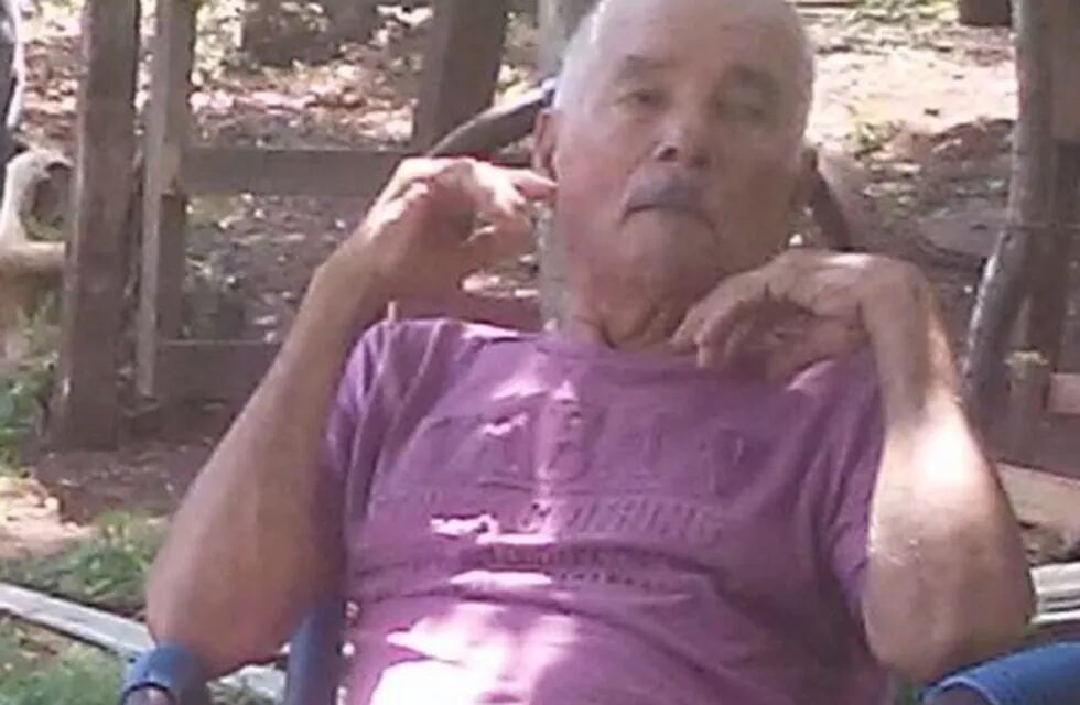 Blas Brítez, de 82 años, la persona buscada en Misiones. (Policía de Misiones)