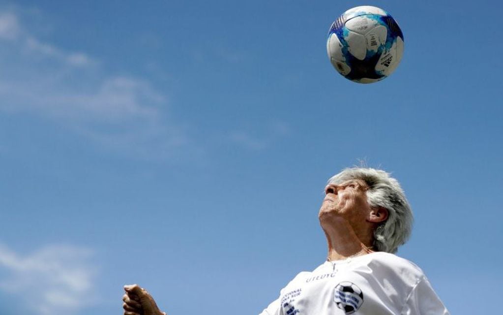 Elba Selva, la autora de los cuatro goles argentinos en México 1971 (Foto: Natacha Pisarenko/AP)