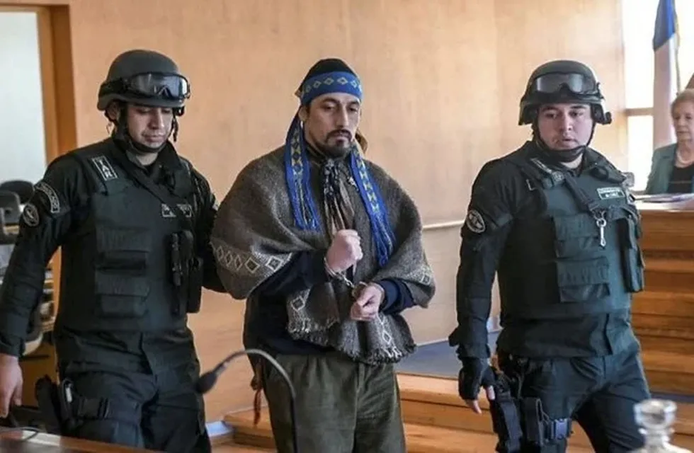 El prófugo Facundo Jones Huala, extraditado a Chile en 2018.