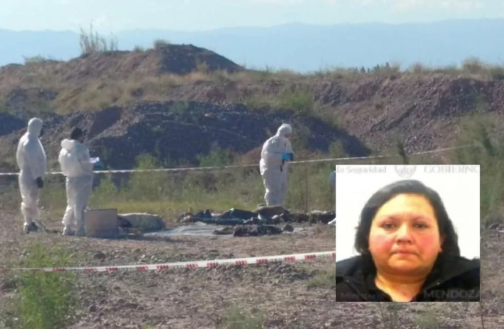 La imagen es la de María Aida Oliva, la víctima, cuyo cuerpo fue encontrado esta mañana en la zona de Papagayos.