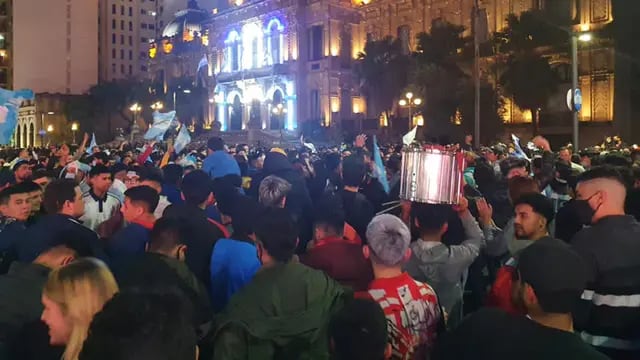 Festejos en Tucumán por la Copa América.