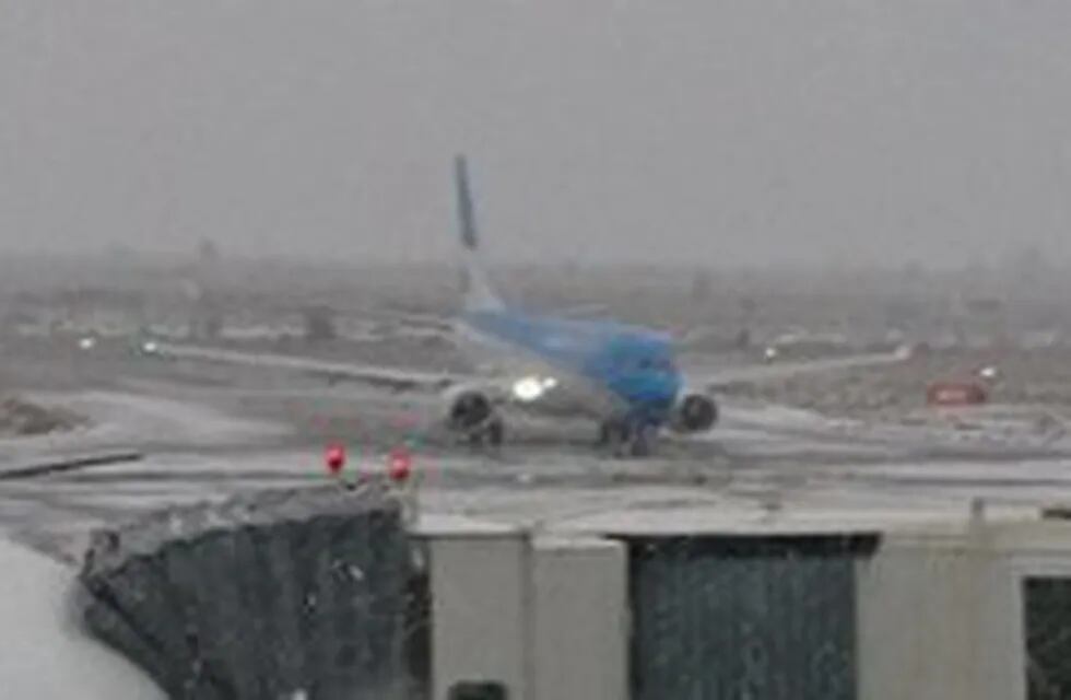 nieve aeropuertos