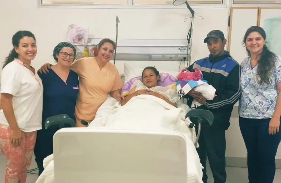 Lucia Castro, la joven que dio a luz en el hospital Iturraspe. (@josegraells)