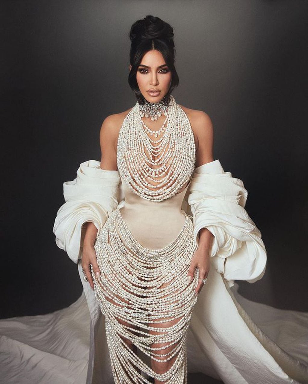 Kim Kardashian en la Met Gala 2023 / Foto: Instagram