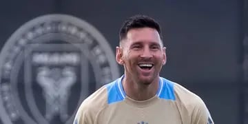 La felicidad de Messi en la previa de la Copa América