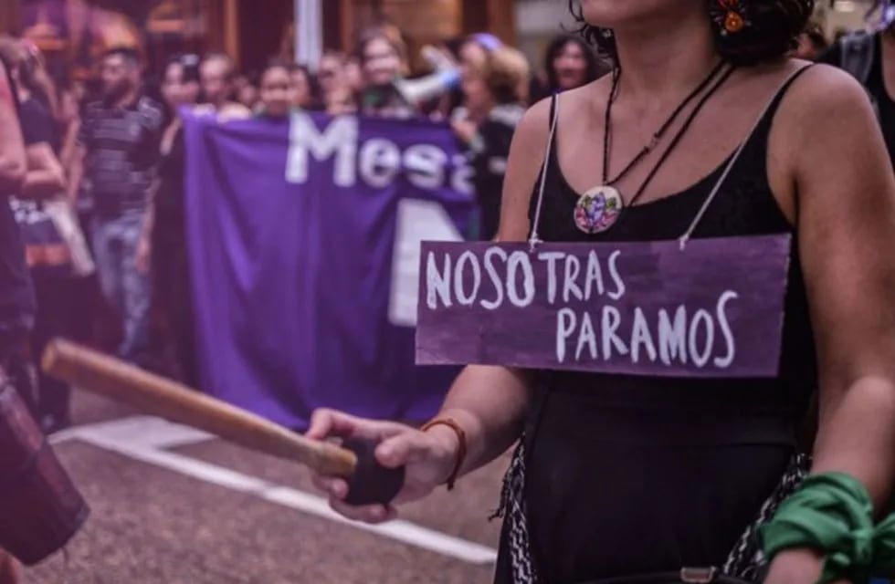 Controles por la marcha de mujeres en Rosario