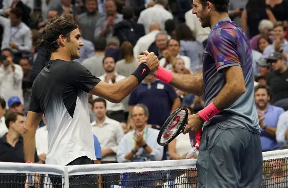 Roger Federer reconoció la superioridad de Del Potro.