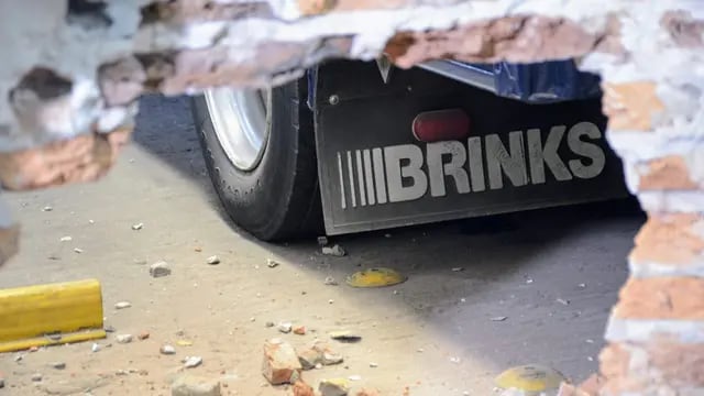 Boqueteros robaron una sucursal de Brink's