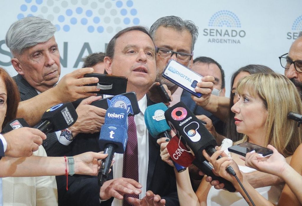 El senador nacional Guillermo Snopek  presidirá el nuevo bloque del Senado llamado Unidad Federal. (Federico López Claro)