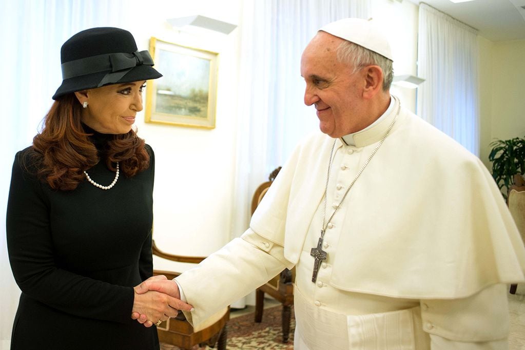 El encuentro entre Cristina Kirchner y el Papa Francisco, en 2015.