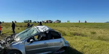 Accidente fatal en Córdoba, en la autopista a Rosario a la altura de Oncativo.