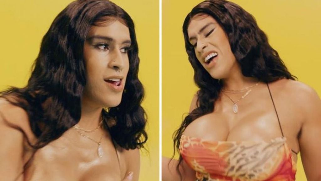 La transformación de Bad Bunny en mujer para un videoclip