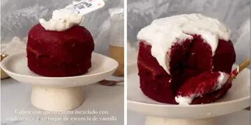 En 2 minutos y sin horno: receta imperdible de Red Velvet fácil y casera