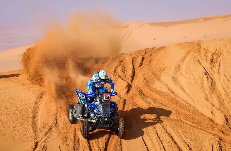 Manu Andújar, finalmente ganador de la cuarta etapa del Dakar 2022.