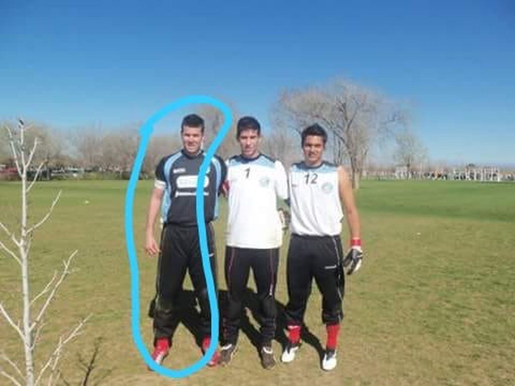 Mauricio Tapia en las inferiores de Belgrano donde compartió muchos momentos con Guido Herrera, quien luego brilló en Talleres